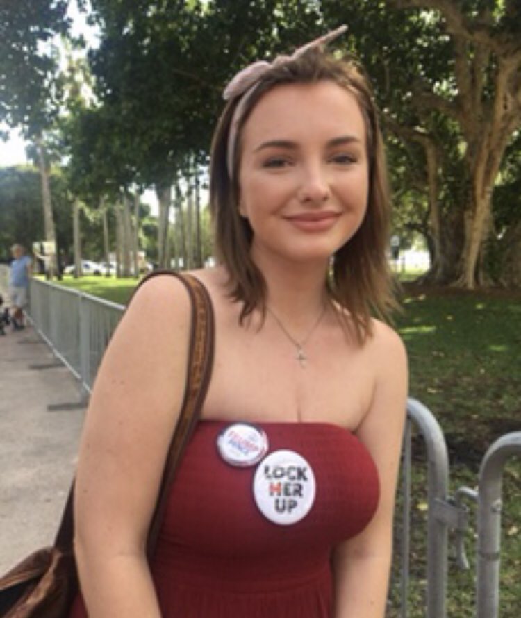 Allie, Florida. (Met at 2016 rally)Not Voting Trump again”“I don’t think he has followed through with all of his promises and I do not think he is representing America well.” On  #Covid - 7/10. (Note, Allie had reservations about  #Trump when we met a year into the presidency)