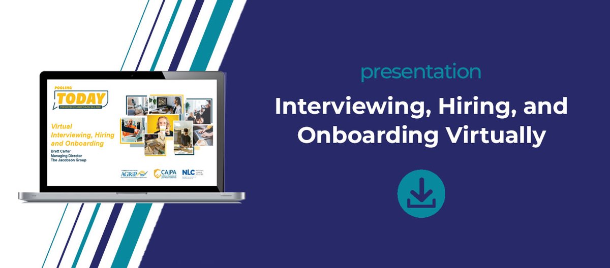 JacobsonGroup's tweet photo. Bravo to @powerofpooling, @CaliforniaJPIA, and @NLCRISC. #PoolingToday was a resounding success and Brett Carter was so honored to be part of it. If you missed his presentation on virtual #interviewing, #hiring and #onboarding, download it today: https://t.co/enwVBI26c1 https://t.co/avpcSa4IzY