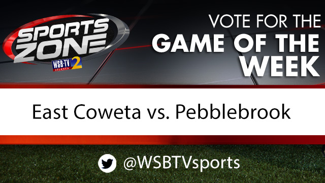 Should <a href="/WSBTVsports/">WSB-TV Sports Zone</a> cover <a href="/ECHSrecruits/">East Coweta Recruits</a> vs. <a href="/phsfalconsports/">Pebblebrook Athletics</a> as the Game of the Week on Oct. 23? 
Each RT is 1 vote.
More info here: 2wsb.tv/highschoolfoot…