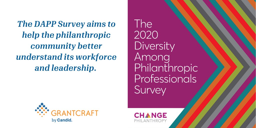 GrantCraft's tweet photo. How much does #philanthropy know about those working in the sector? The #DAPP2020 Survey aims to increase that knowledge for grantmaking leadership. @CHANGEPhil https://t.co/D5D6dCappX https://t.co/ET9REa6MB7