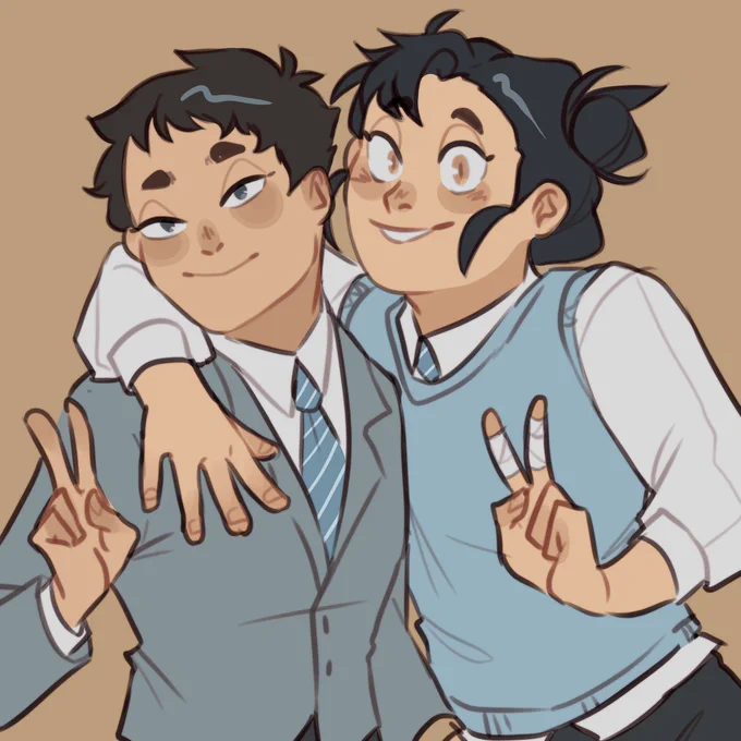 If you remember my bkak baby, she has a twin now
#haikyuu lol 