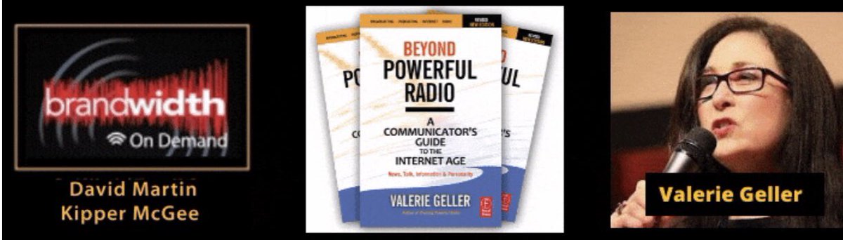 vgeller's tweet photo. Thank you Dave Martin &amp; @kippermcgee for inviting me on #brandwidth to talk about #radio &amp; #podcasting https://t.co/yWlgqRm4XS https://t.co/B3N6imNCNF