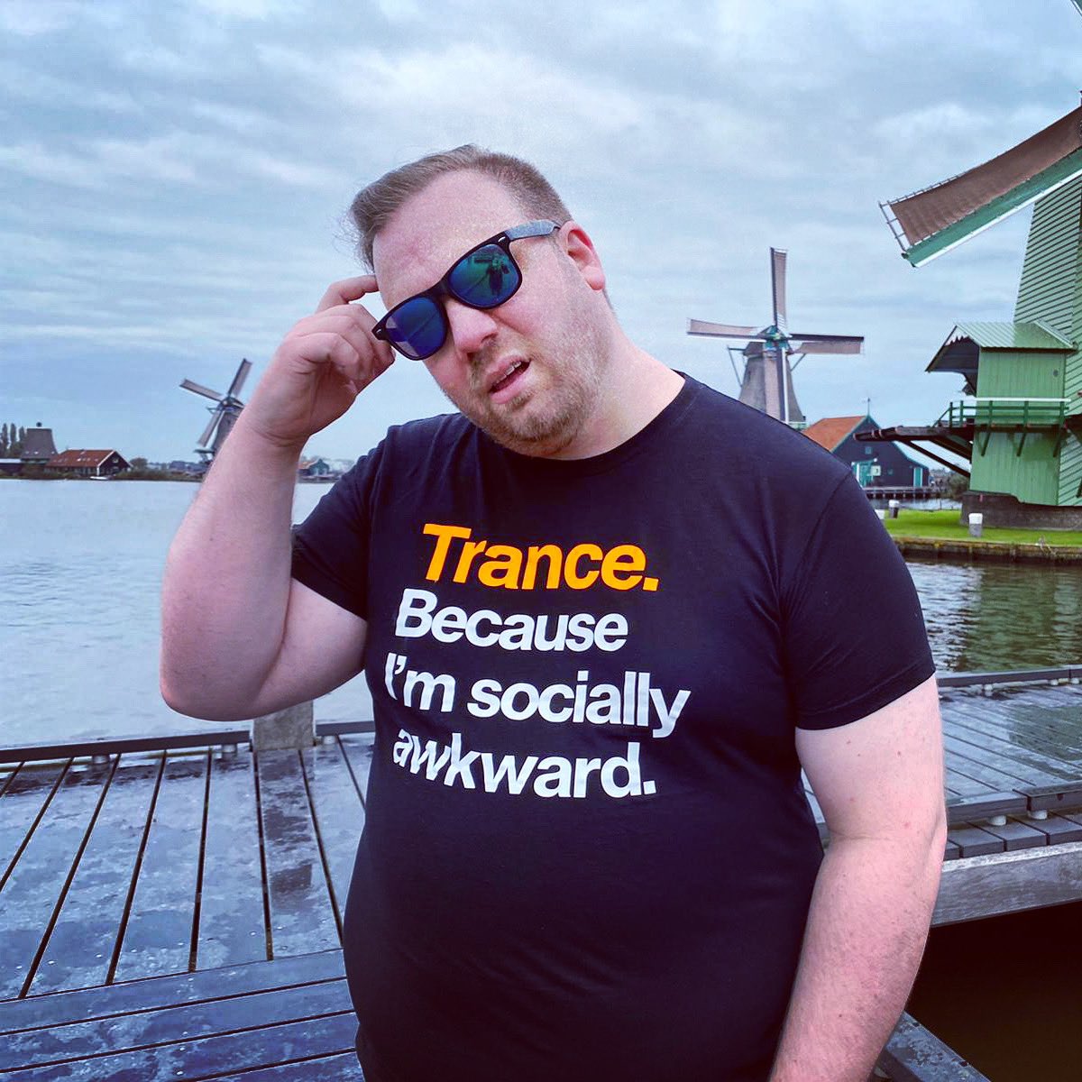 RobertNickson's tweet photo. Not just socially distanced... socially awkward too! 🤔
Available now via https://t.co/swU2RK3Blc
#merch #tshirt #trancebecause #trance #trancefamily #trancefam #awkward #sociallyawkward #socialdistancing #choonwear #robertnickson #windmill #windmillsofholland #holland https://t.co/u9zniwfUsd