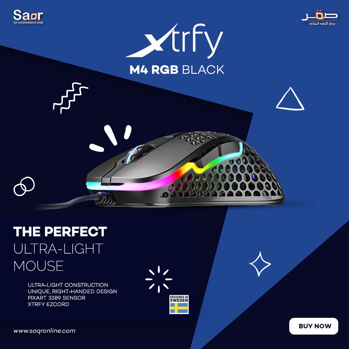 Saqrstore Xtrfy M4 Rgb Ultra Light Gaming Mouse Black White Miamiblue Pink Retro The Perfect Ultra Light Mouse Desiged In Sweden T Co Jwhvxv2ip4