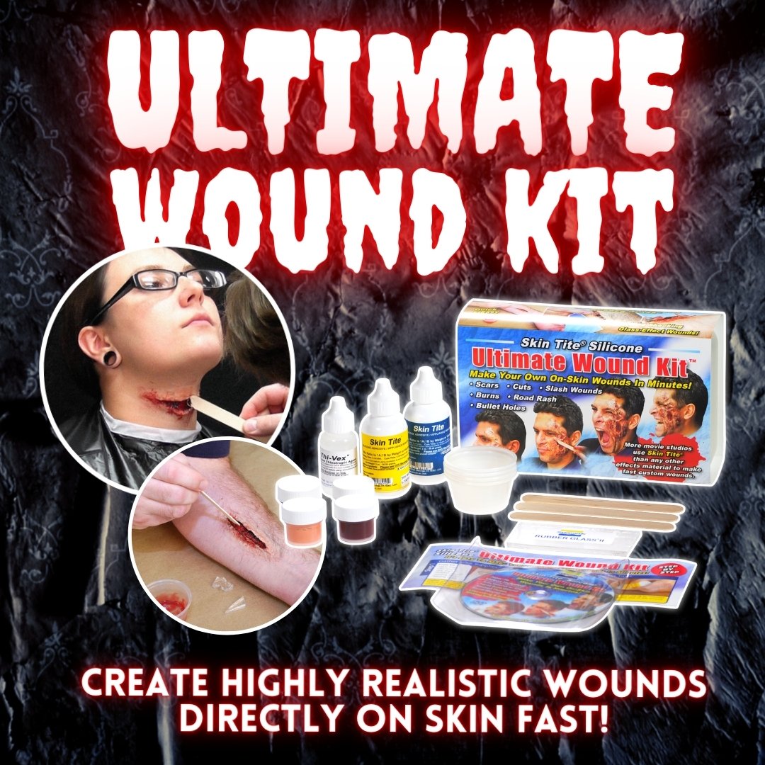 SmoothOn's tweet photo. The Skin Titeβ’ Ultimate Wound Kit is an amazing addition to your make up kit this Halloween season! Create highly realistic wounds directly on skin fast! #smoothon #makeupfx #makeupwounds #horror #halloween #haunt
Get your Ultimate Wound Kit today!
https://t.co/xGtHBIRtSF https://t.co/9aTSyZ9kgh