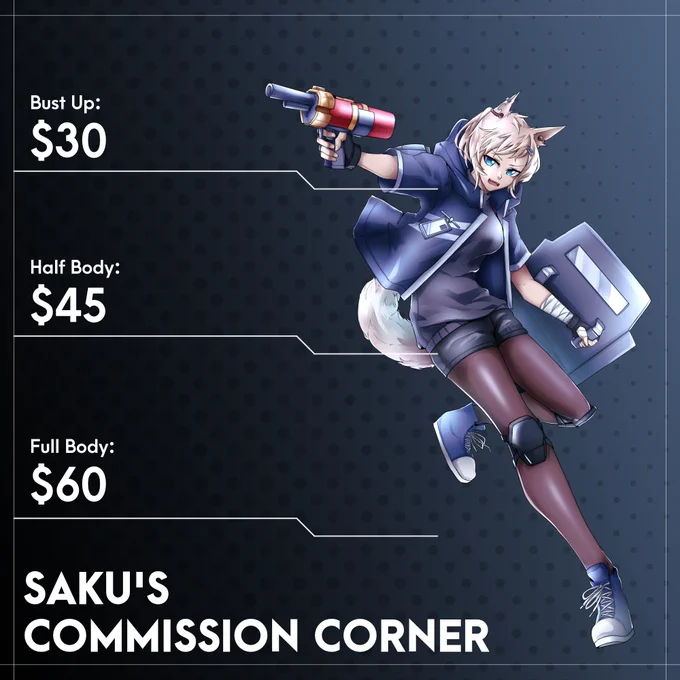 Hello, I'm opening commissions again this month!

I'm only opening 3 slots each this month because I had another deadline to be done! Boost and RTs are deeply appreciated, thank you~

You could also check my sample works at: 
https://t.co/4QoUz1VEIt

#CommissionsOpen 