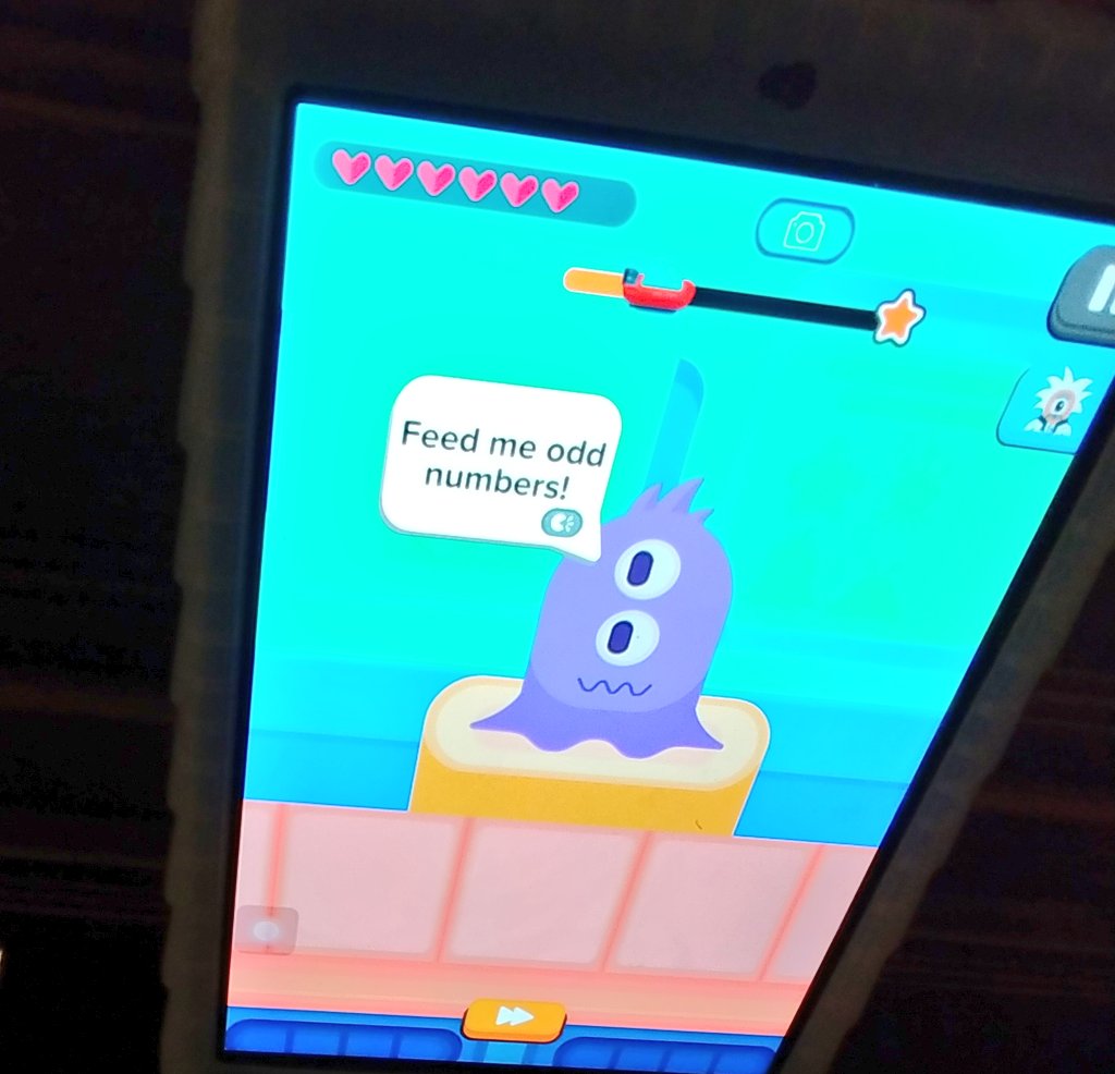 It is a #gameschool kind of #homeschool day. #Music #coding with #Osmo and #math practice with #zapzapmath.