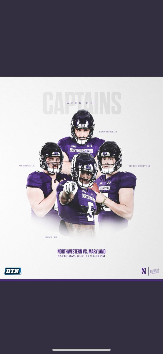 Congratulations to former Rebel and current Wildcat @nikurbs66  on being named Captain of the @NUFBFamily 2020-21 football team.