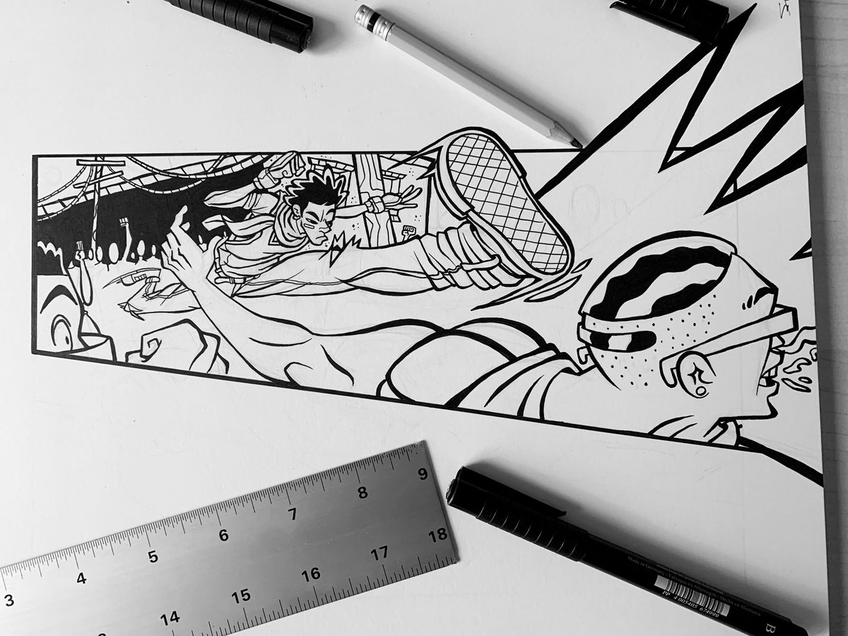 Tryna see if I remembered how to draw on paper 