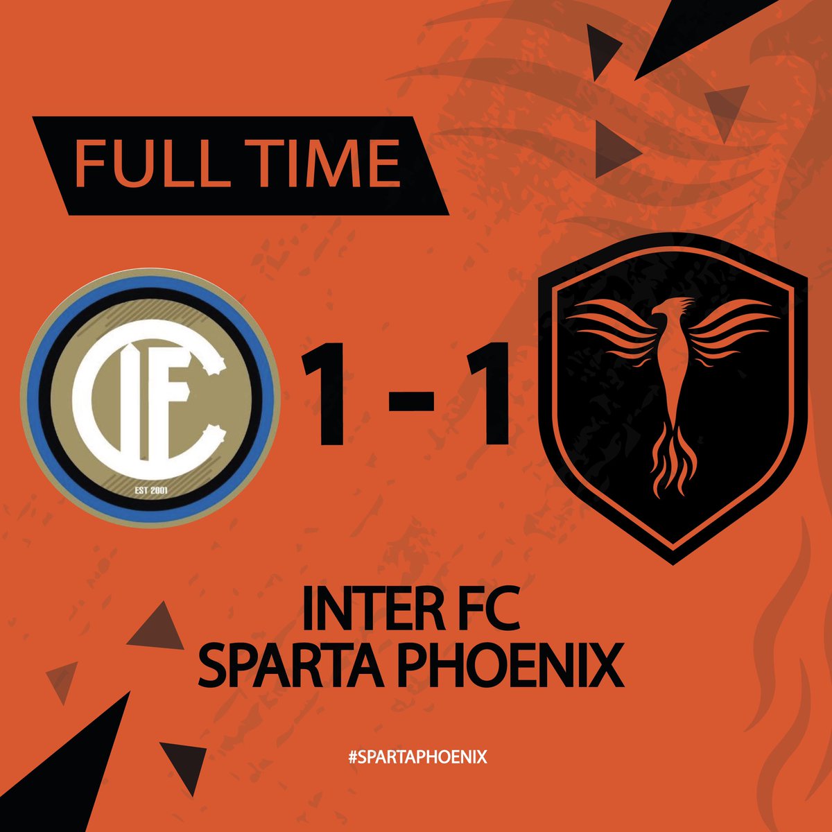 Sparta Phoenix FC (@spartaphoenixfc) on Twitter photo It finished all square yesterday, as Phoenix had chances to win it, but never really hit their stride. The goal came from <a href="/floydt95/">Floyd</a> ⚽️ #spartaphoenix It finished all square yesterday, as Phoenix had chances to win it, but never really hit their stride. The goal came from <a href="/floydt95/">Floyd</a> ⚽️ #spartaphoenix