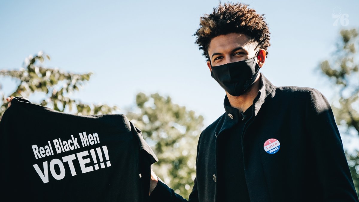 sixers's tweet photo. Voiced &amp; counted. ☑️ https://t.co/CgBabNp730