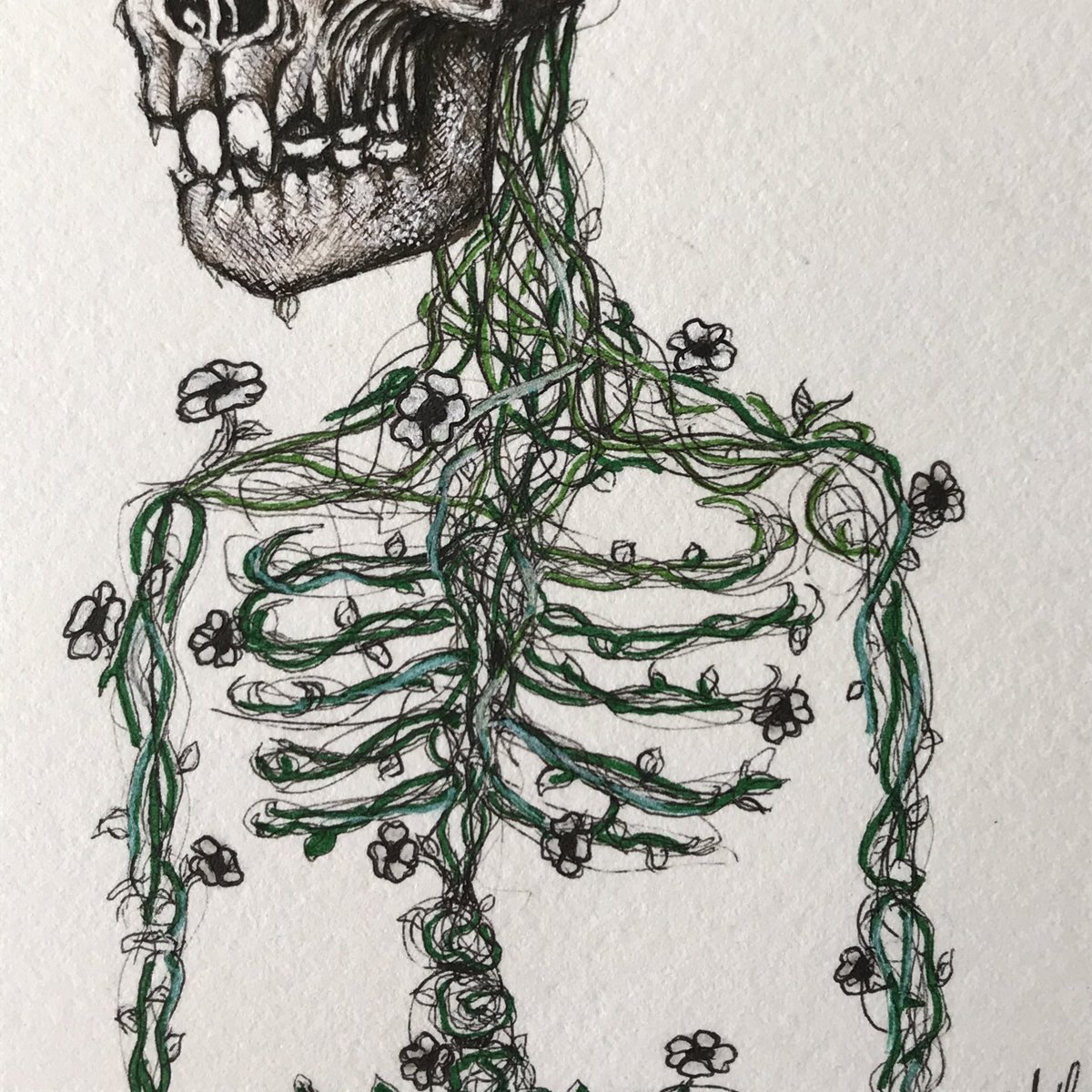 yiselart's tweet image. dead but still living