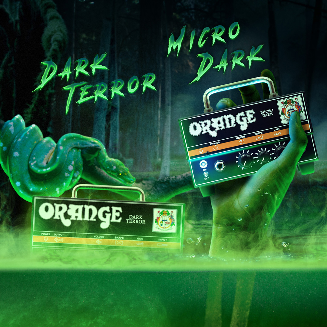 OrangeAmps's tweet photo. Terrorizing tones in tiny packaging with our #DarkTerror & #MicroDark.
https://t.co/SWRYkNIyxN https://t.co/AskBREIjBk