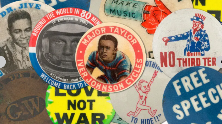 PAPress's tweet photo. "How one tiny accessory popularized some of the most iconic slogans of the 20th century" Fast Company takes a look inside Button Power by Christen Carter and Ted Hake

https://t.co/8hUG8xJ144

@FastCompany @BusyBeaver #ButtonPower #pinbackbuttons https://t.co/ujqiNogBkr