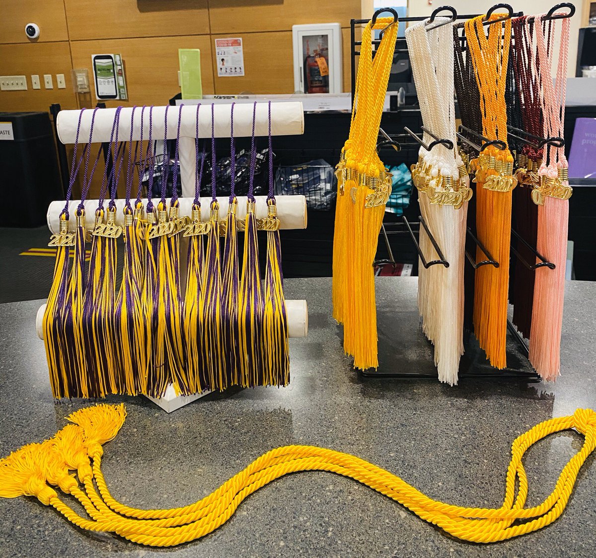 UWSPbookstore's tweet photo. ATTENTION 2020 GRADS‼️ The bookstore is now selling graduation caps, gowns, tassels and honors cords. Stop in and get yours today 🎓 https://t.co/GKyoBvZekd