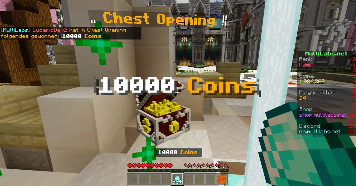 MultiLabs's tweet image. 🇩🇪 | Hauptgewinn im Chest Opening!! 🥳 Versucht doch euerer Glück sobald MultiLabs vollständig released ist!

🇺🇲 | First prize in the Chest Opening!! 🥳 Try your luck as soon as MultiLabs is fully released!