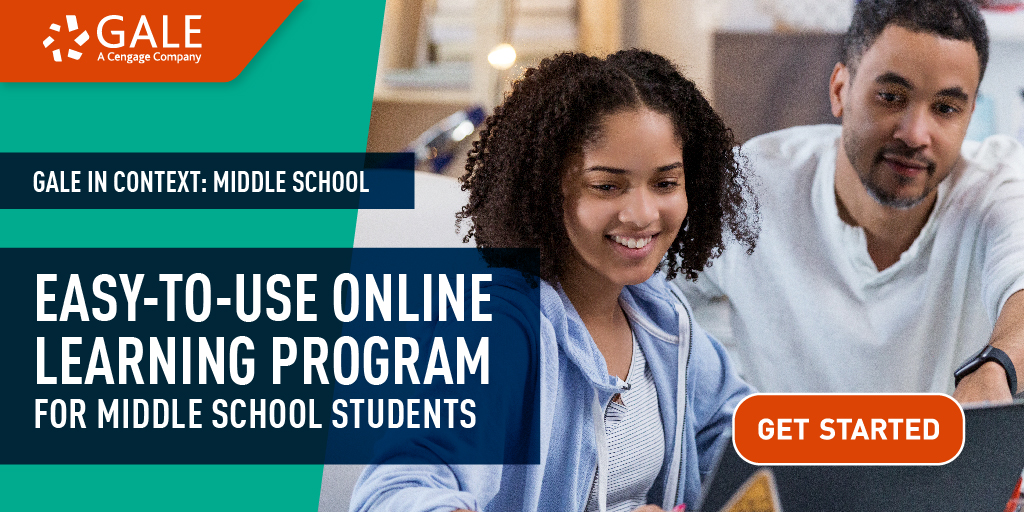 a young teenage girl with curly hair is looking down at her laptop smiling. An older man is sitting behind her pointing at the screen.