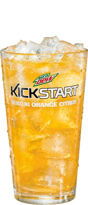 Vivi as the Mountain Dew Kick Starter TB only sells the orange citrus version and not only does the color remind me of her hair but they’re both are underrated and pack a big punch