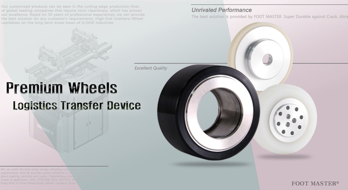 Premium Wheels for AGVs' Mobile Robots