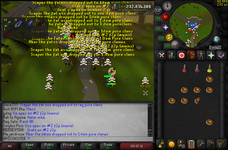 clanapexnet's tweet photo. They thought they caught us off-guard, Little did they know it was our plan to bait them into this fight, Only to break 2 hours in (IMPROVING). How demoralizing it must be for @rev to 1 item against PURE clans for not 1, not 2, but 3 DAYS IN A ROW.(you're still losing btw) https://t.co/ZLV5Nb48a4