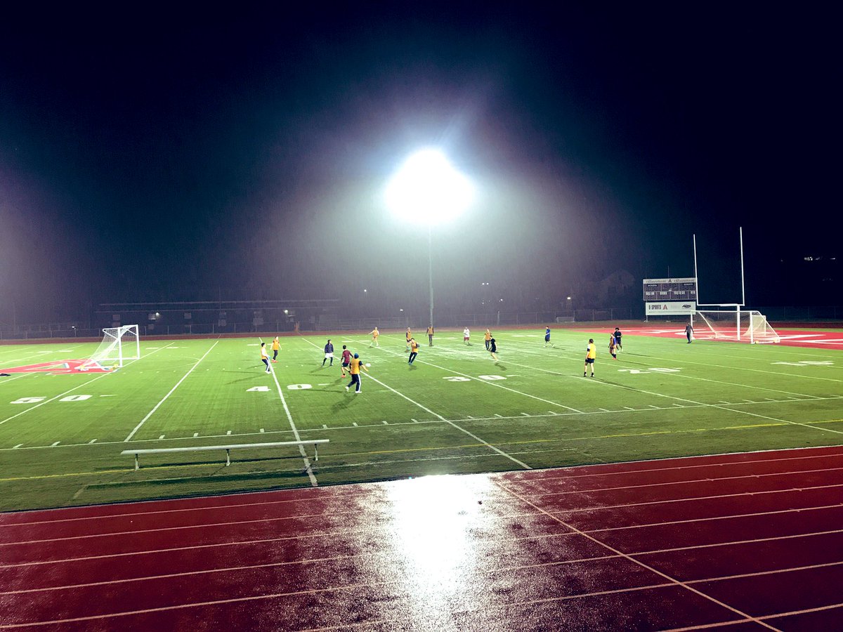 AcadiaIntra's tweet photo. Using a different kind of rain boots tonight ⚽️ https://t.co/29PLbu3YHd