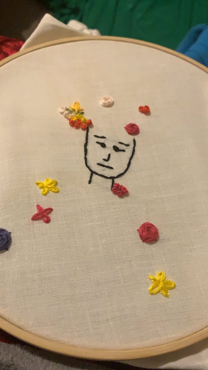 Started this months ago and then lost my sewing box. Time to create this May Queen outfit for Dani. #midsommmar