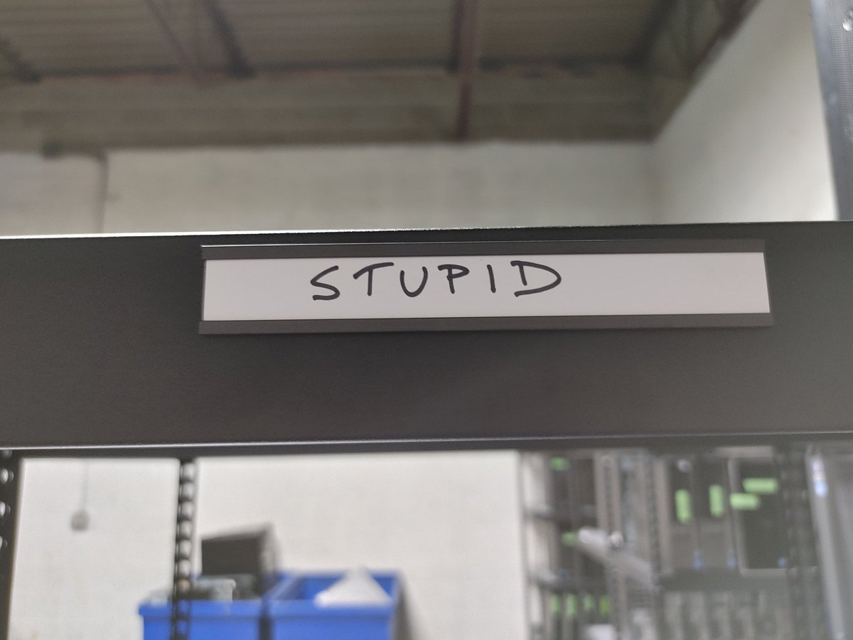ShopUCW's tweet photo. Thanks to the new racking we now have a place to store our #StupidBuildFriday machines (both complete and incomplete). We can start having some more fun here real soon! https://t.co/dcZzWjqU9u