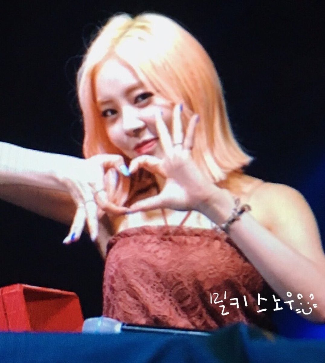when she does this cute heart thing
