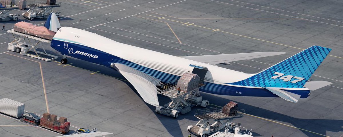 Boeing's deleted the tweet now 😞 However, here is a permanent