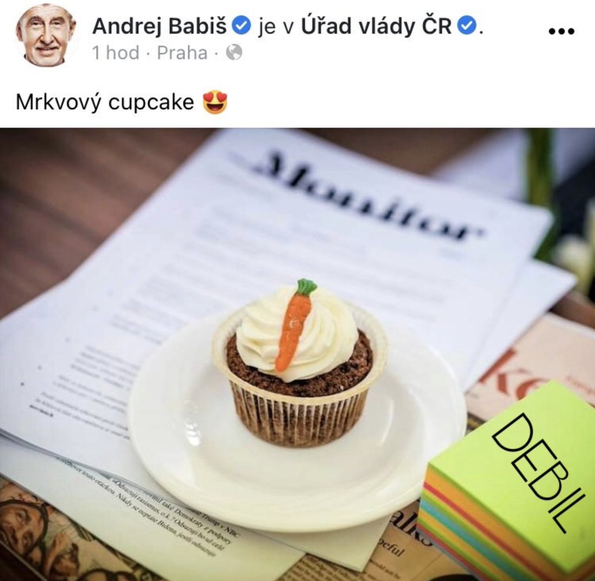 jedle007's tweet photo. Dnes 70 mrtvých a schválený #schodek SR 320 miliard... A (slovy Venezuely Maláčové) "debil" Andrej Babiš sází na socky #cupcake... je to výrazný posun od #kobliha, že by nový sortiment #Penam?
#Prchal to zřejmě zase přehnal s houbičkami... https://t.co/DwtKuFZzsF
