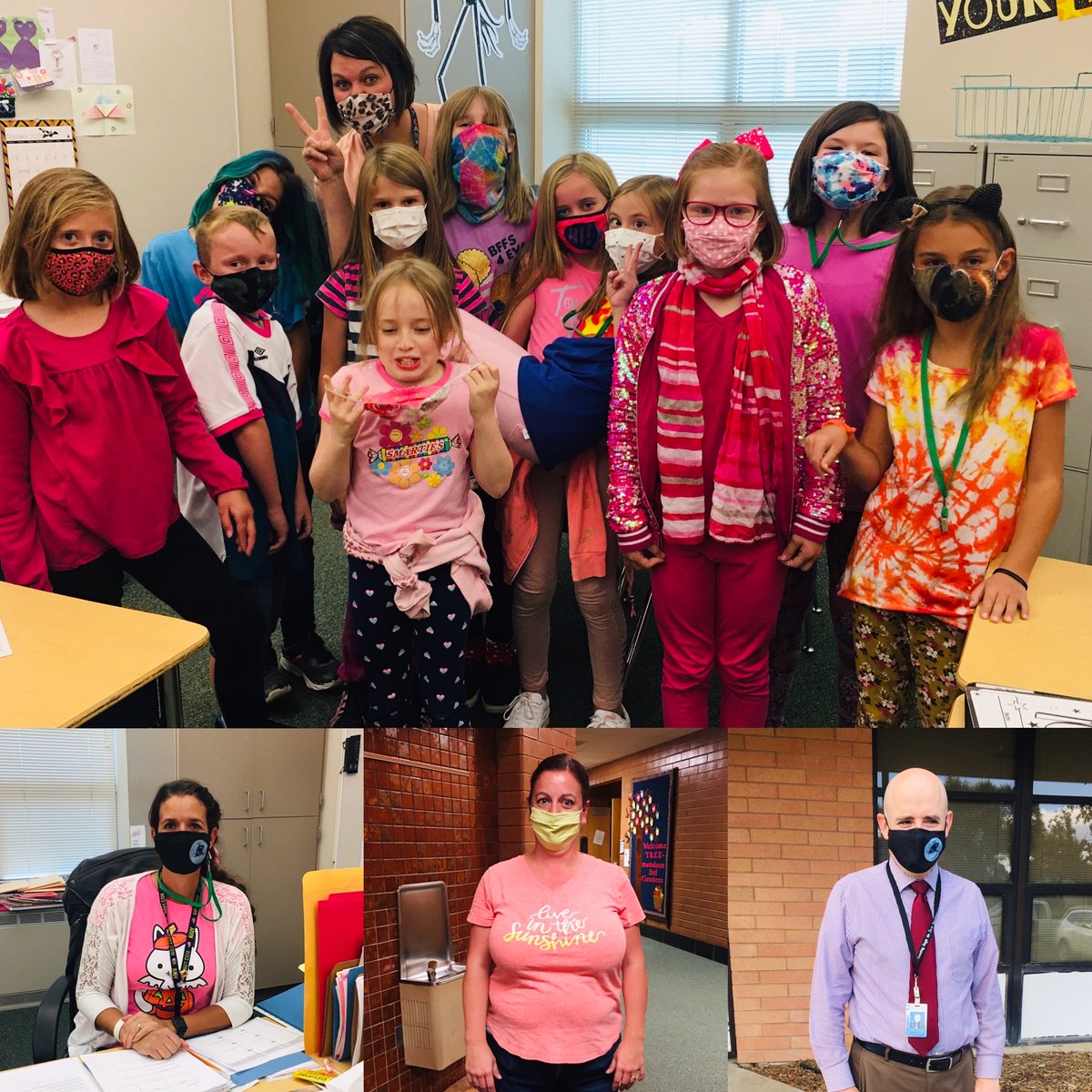 DavisMoves's tweet image. West Clinton goes pink for breast cancer awareness! 💕👏