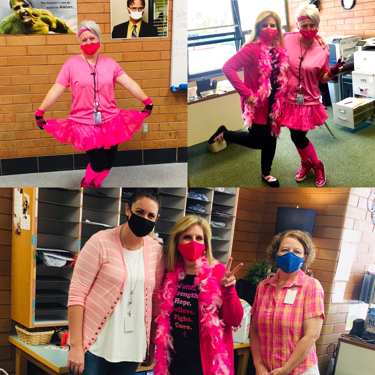 DavisMoves's tweet image. West Clinton goes pink for breast cancer awareness! 💕👏