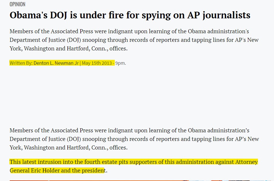 Remember it's this same time period of Rod's investigation that articles flowed that O'Biden was spying on journalists. Sharyl Attkisson has reopened her case and named Rod. Think the investigation was opened up as a Counter Intelligence case?