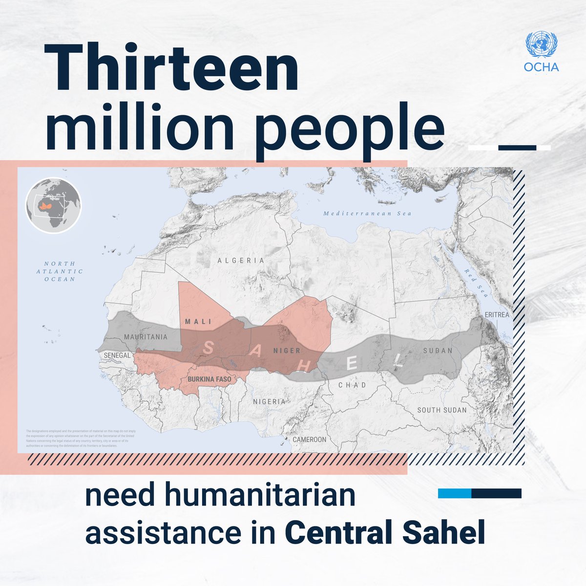 People in the Central Sahel are facing a catastrophe.
A record 13.4 million people need humanitarian assistance and protection to survive.
We must act for #SahelNow to avoid more human suffering. https://t.co/dtDcnA4oS2 https://t.co/WkzFStrPkj