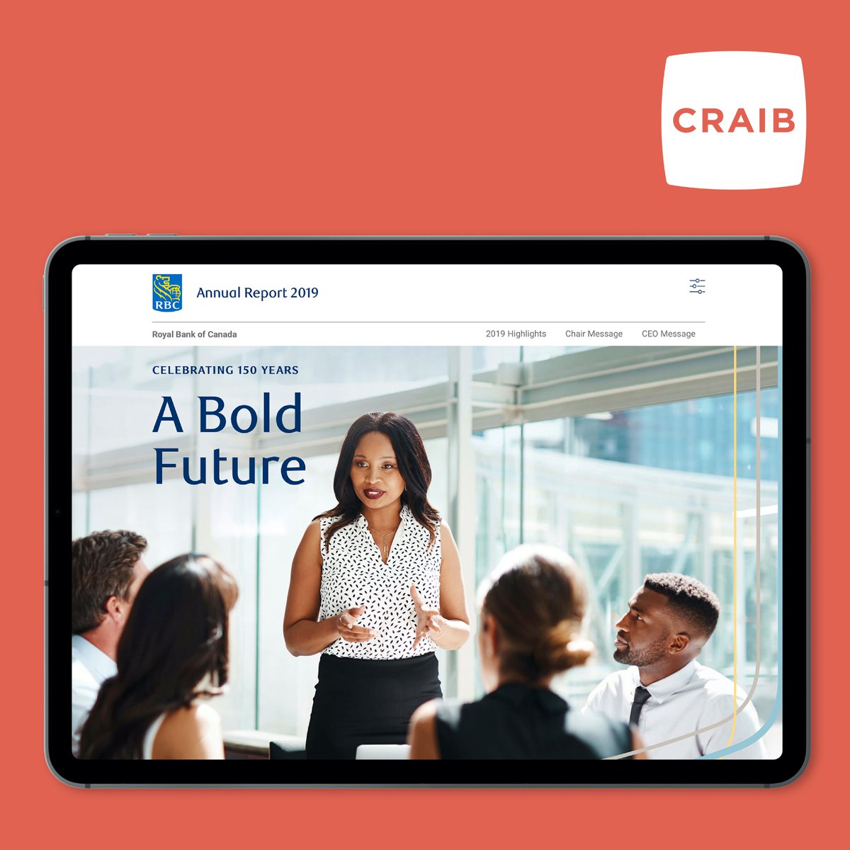 craibdesign's tweet image. Congratulations to the team @RBC. Winner of the Best Financial Reporting award at tonight’s #irawards! Setting the bar high for #investorrelations.