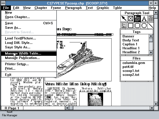 Software Spotlight: Ventura Publisher 1.0

The first popular desktop publishing program on the IBM PC platform, at version 1.0's release its features exceeded that of PageMaker on the Macintosh.

Read more: forum.winworldpc.com/discussion/125…