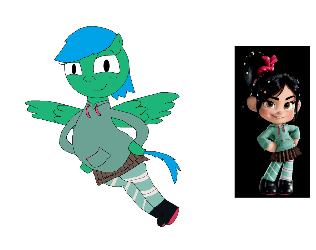 Maggie as Vanellope von Schweetz (Wreck-it Ralph)