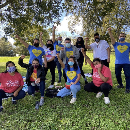 ConMijente's tweet photo. Across #NorthCarolina compas are reaching voters each weekend to help them #VoteEarly &amp; get to the polls. The NC #LatinoVote is just the first step &amp; will make all the difference! ✊🏽
This fight is for ourselves, our familias, &amp; our gente. You in? 
https://t.co/alRSYnn1q2 https://t.co/UCjjlaUvBJ