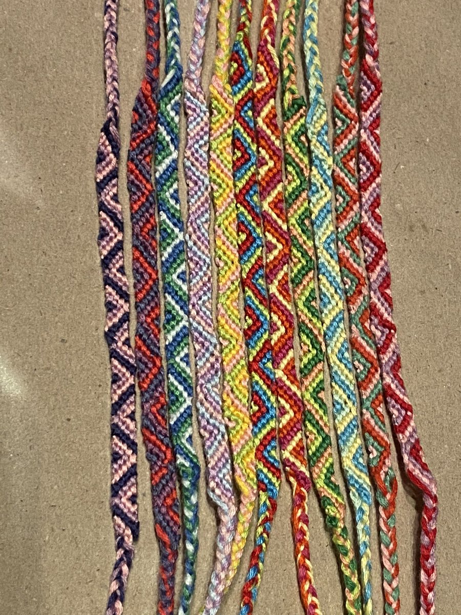 NicolaYoung0112's tweet photo. My #LOccupations have been continuing with making bracelets and expanding to bookmarks 🔖🧵🥰 https://t.co/30dKjY1xwo