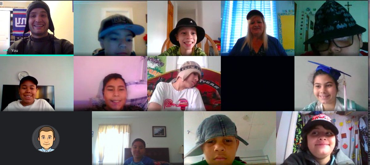 crilly_s's tweet photo. We loved wearing our hats for the first day of the Week of Respect! #distancelearning2020 #FutureReadyHamilton https://t.co/ys529kNPmA