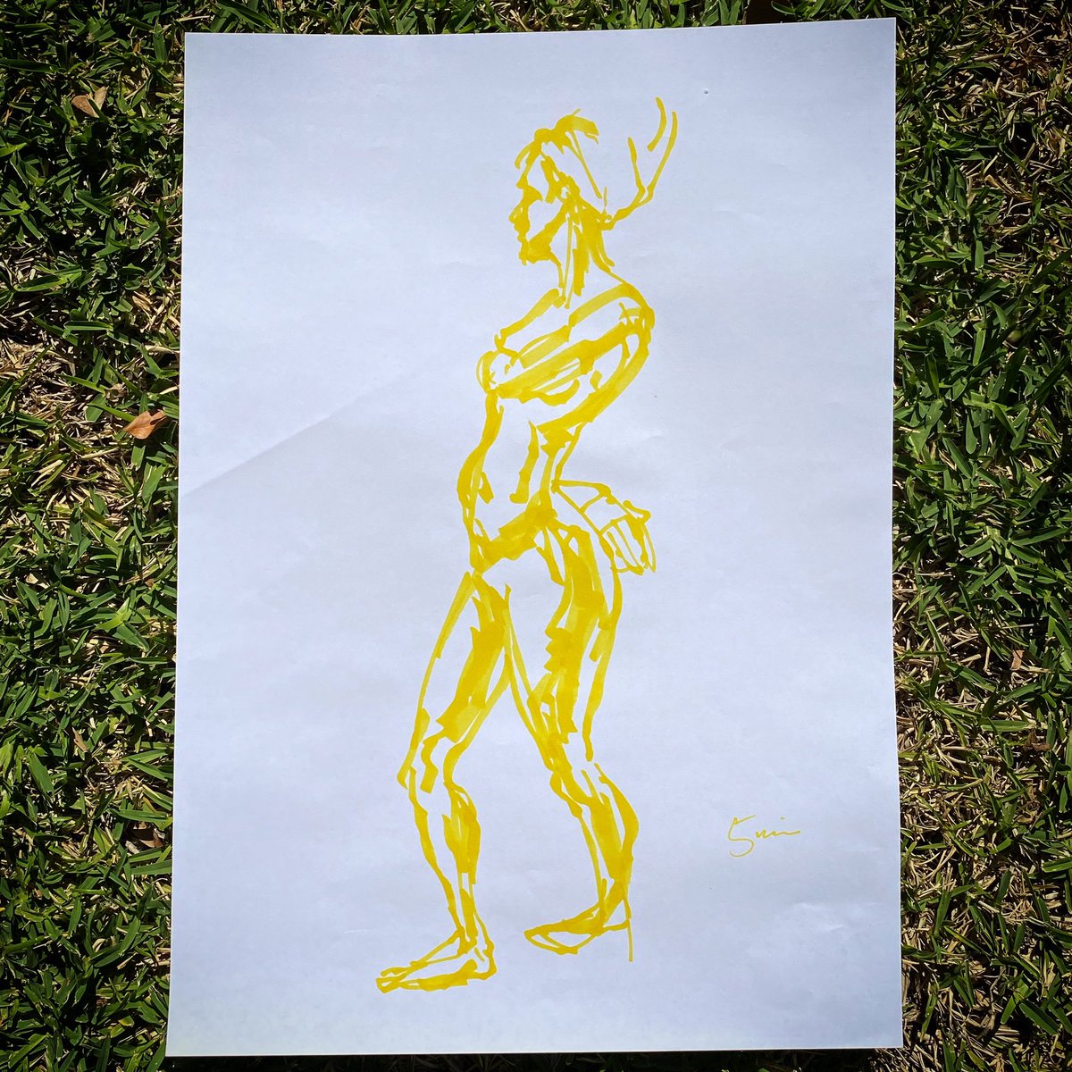 Life drawing done at a @JMCAcademy drop-in workshop I ran. No pencilling. #lifedrawing #lifedrawingclass #figuredrawing #figuredrawingclass #drawing #drawingfromlife #lifemodel #benedicta #sketch #sketchbook #sketcher #sketching #markers #markerdrawing #cartoon #cartoonist https://t.co/wtxPsLnNdL
