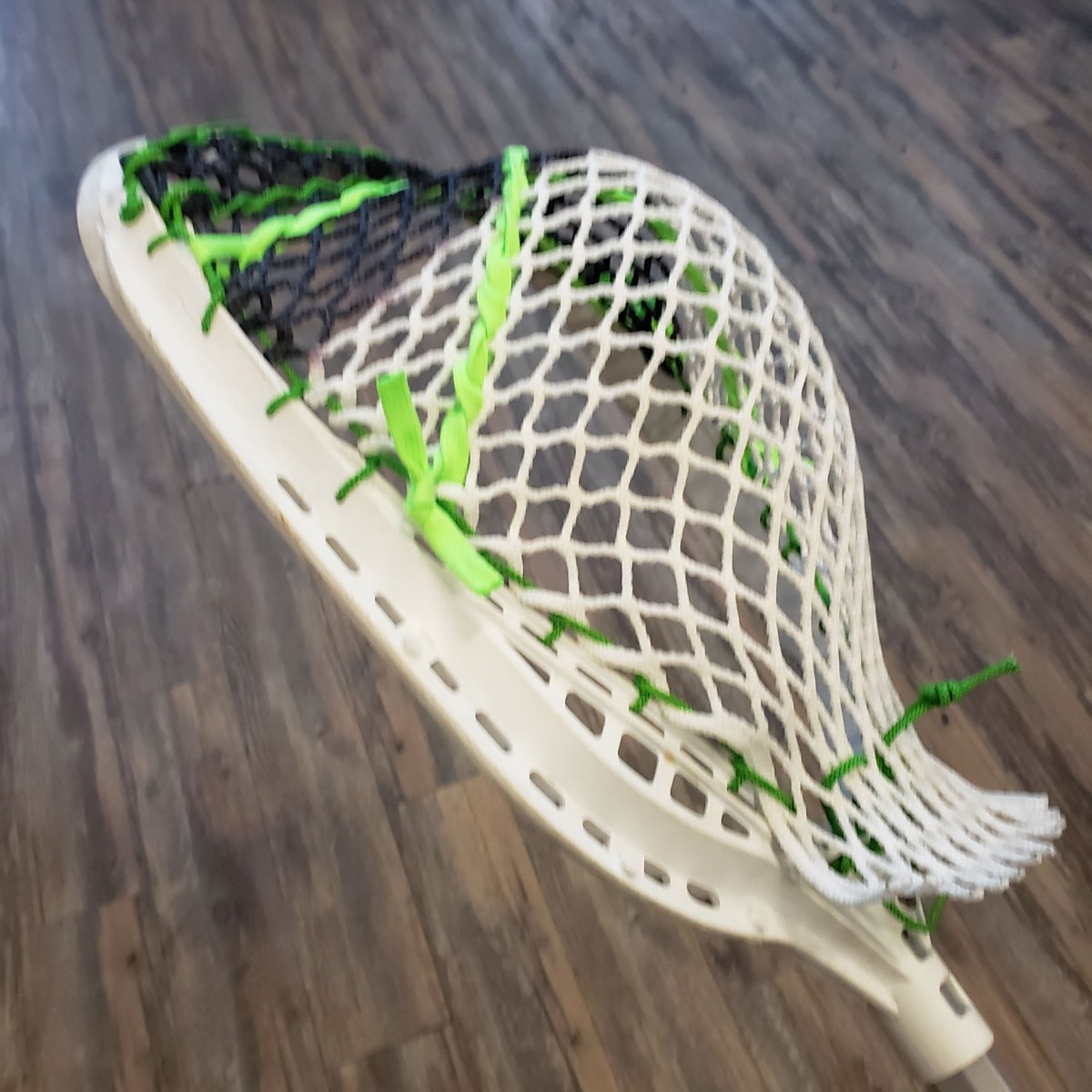 LevysSports's tweet photo. New lease on life for one of my favourite #lacrossegoalie heads.  #gaitlacrosse #web #lacrosseheads #lacrossemesh #lacrossestrings https://t.co/potbpxdEKd