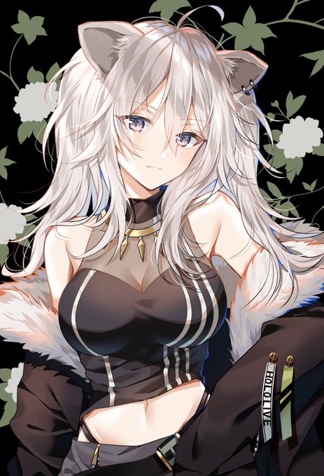 ししらーと 獅白ぼたん ミュシャのイラスト ししらーと 獅白ぼたん ミュシャのイラスト