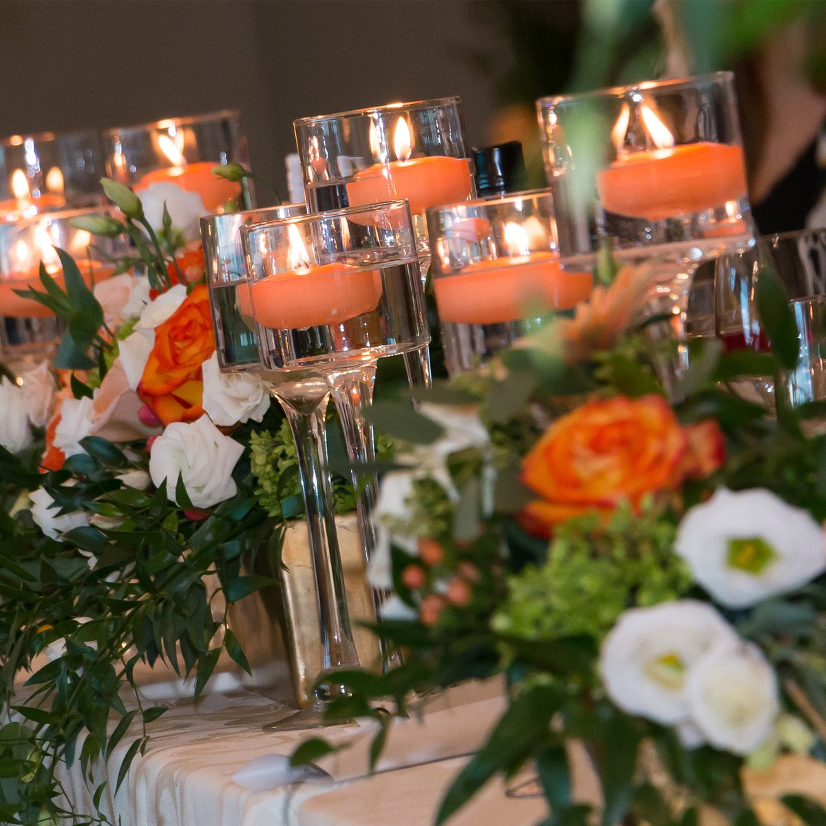 #Closeup from Julia's #BridalShower at #sjucchall!🕯💐
~
#banquethall #events #oakville