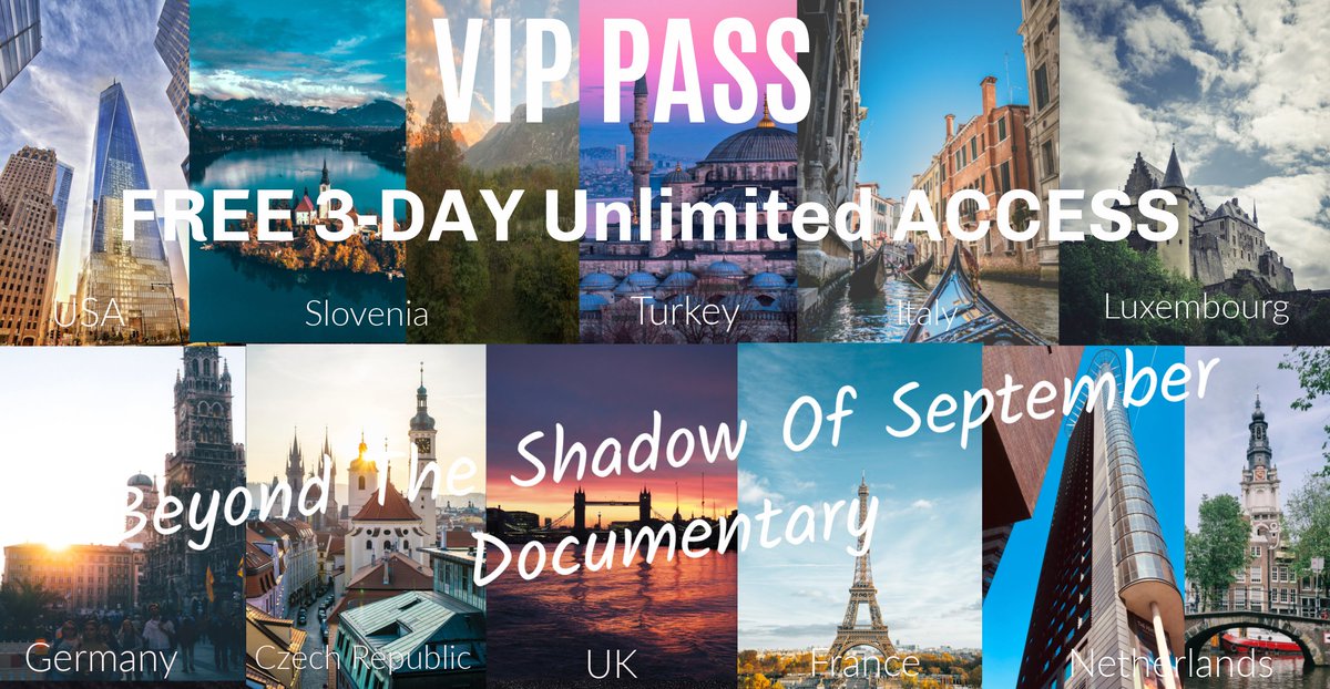 merj's tweet photo. The #CCP911Project is giving away five free 3-DAY VIP Pass to the scholarly #docuseries #Documentary #BeyondTheShadowOfSeptember. Join us on Saturday, the drawing will begin after the Q &amp; A Session. We will start streaming LIVE at 1500 EST. https://t.co/55uQbPmEZn https://t.co/1XRTuucjKO