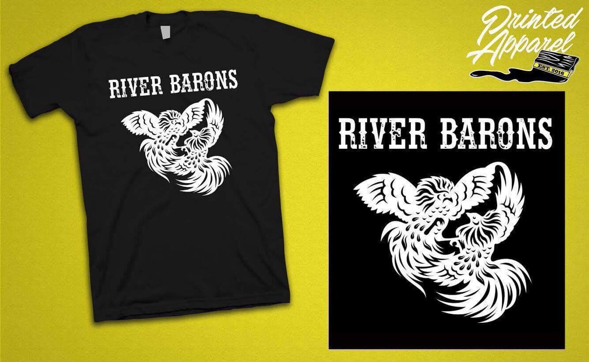 RiverBarons's tweet image. We have some shirts left before the next order. Message us if interested ($15 each). New single PHONECARD, out on OCT 30. Single Release show at Burleson Yard Beer Garden on OCT 30. #riverbarons #phonecard
