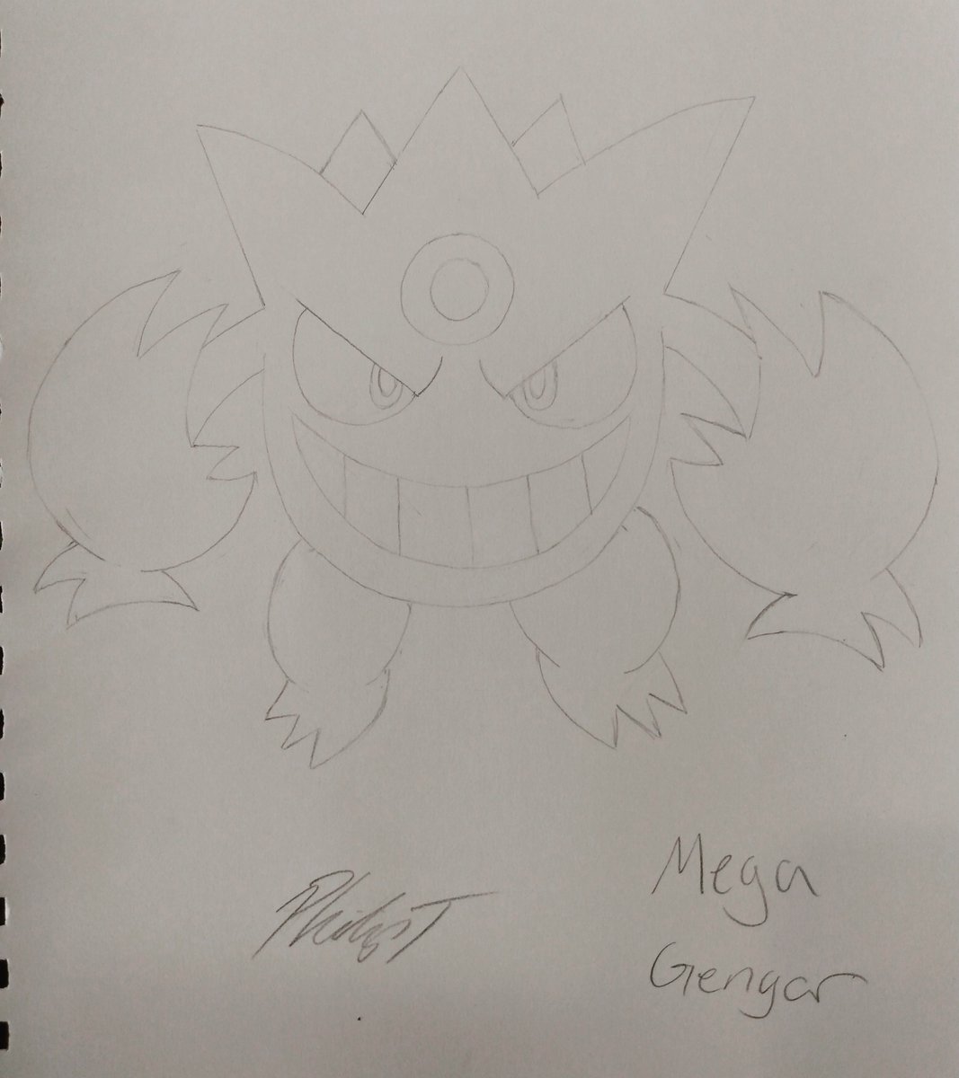 First Time Drawing Mega Gengar! 👻
#90sKid #Draw #Nostalgic #Art #Cartoon #CartoonArt #NintendoSwitch #Game #VideoGames #Nintendo #PokemonArt #Halloween #GameBoy #Ghost #Kanto #Pokemon #MegaPokemon #PencilArt #Anime #Manga #ChibiArt #Doodle #Chibi #Gengar #MegaGengar https://t.co/ynQhyDmDKb