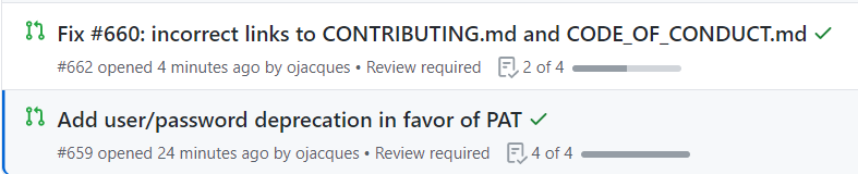 ojacques2's tweet image. First 2 PRs against (for!) @github docs \o/
@simpsoka @JaniceIlene #docascode
(Running the site locally was surprisingly easy: well done!)