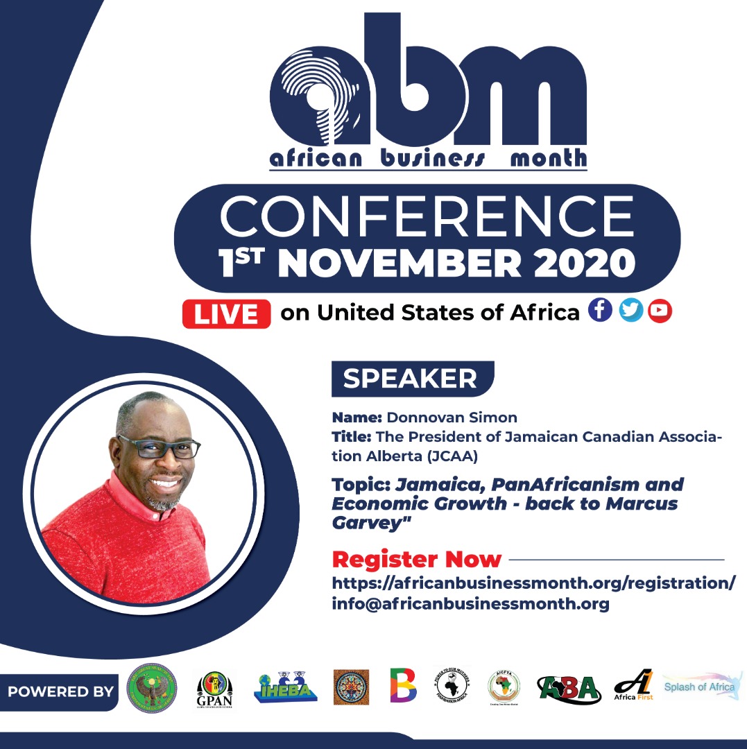 AfricaRepublic's tweet photo. African Business Month brings together Africans in Africa, Caribbean and the Diaspora as we seek for Economic Justice.
The first step is trading among thyself.
Lift each other up.
#AfricanBusinessMonth #ABM2020Conference https://t.co/n5aqHQK5AV