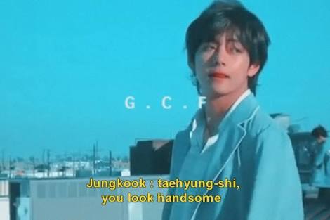 No one: Jungkook: taehyung is the most handsome man i have ever seen holy shit